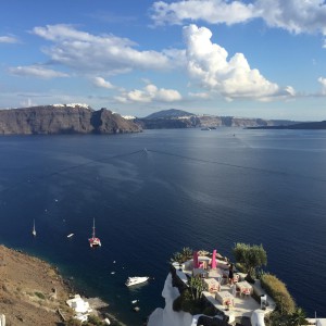 ギリシャハネムーン④〜サントリーニ島、フィラの街、海、ロバに乗る〜