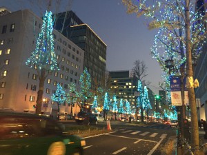 妻とOSAKA光のルネサンス、中之島に行ってきました！