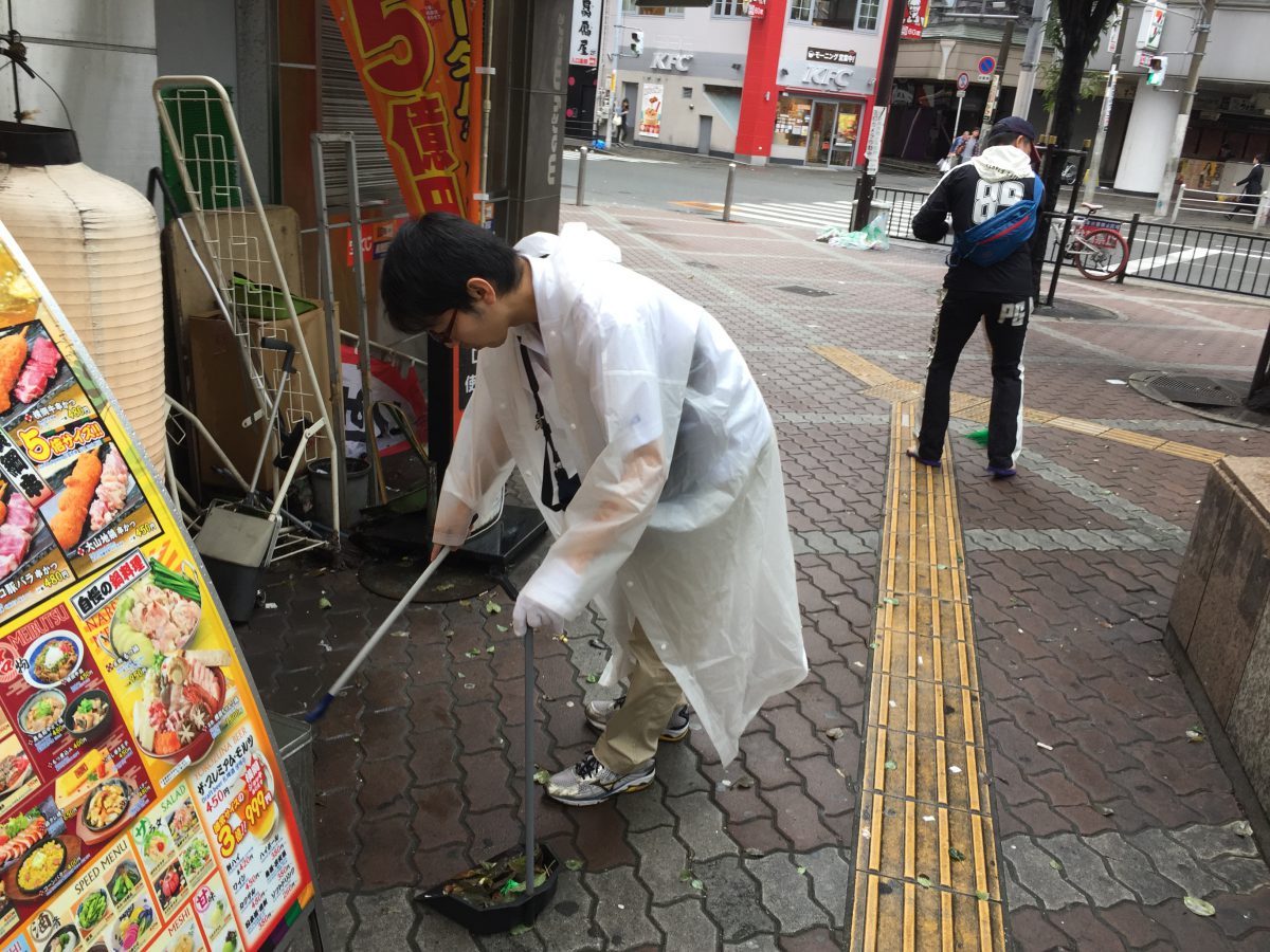 【第９３回】大阪　梅田　東通り商店街の清掃ボランティア活動報告