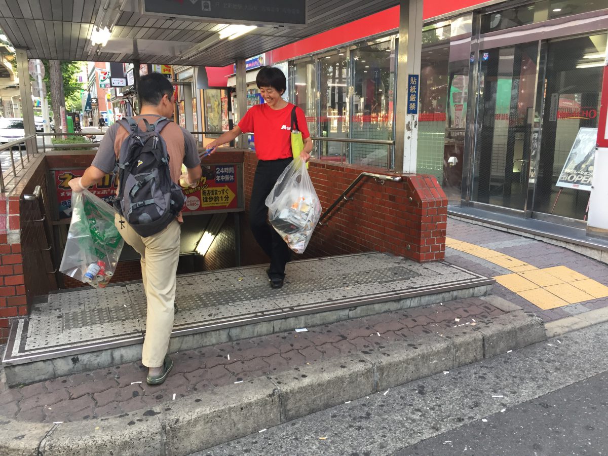 【１３４回】大阪梅田　東通り商店街の清掃ボランティア活動報告