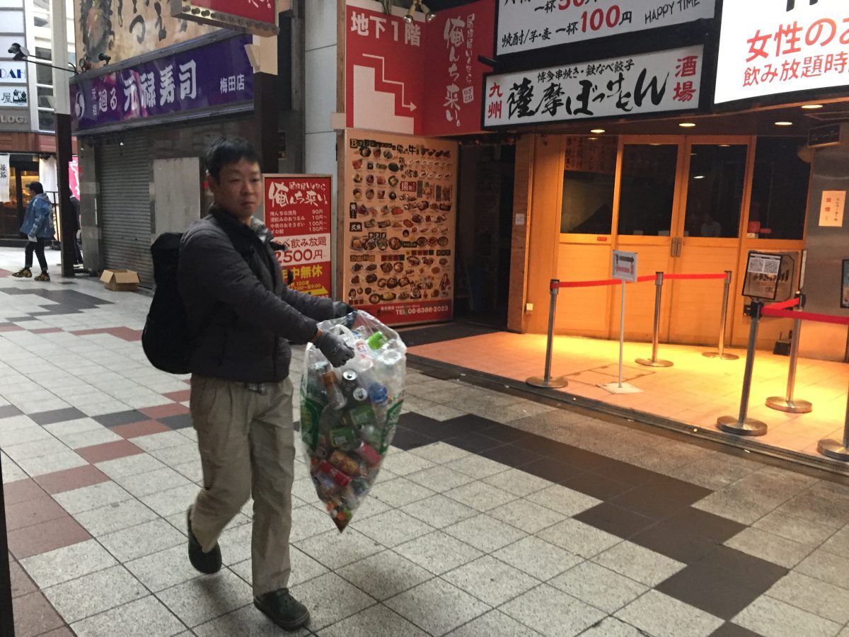 【１４９回】大阪梅田　東通り商店街の清掃ボランティア活動報告