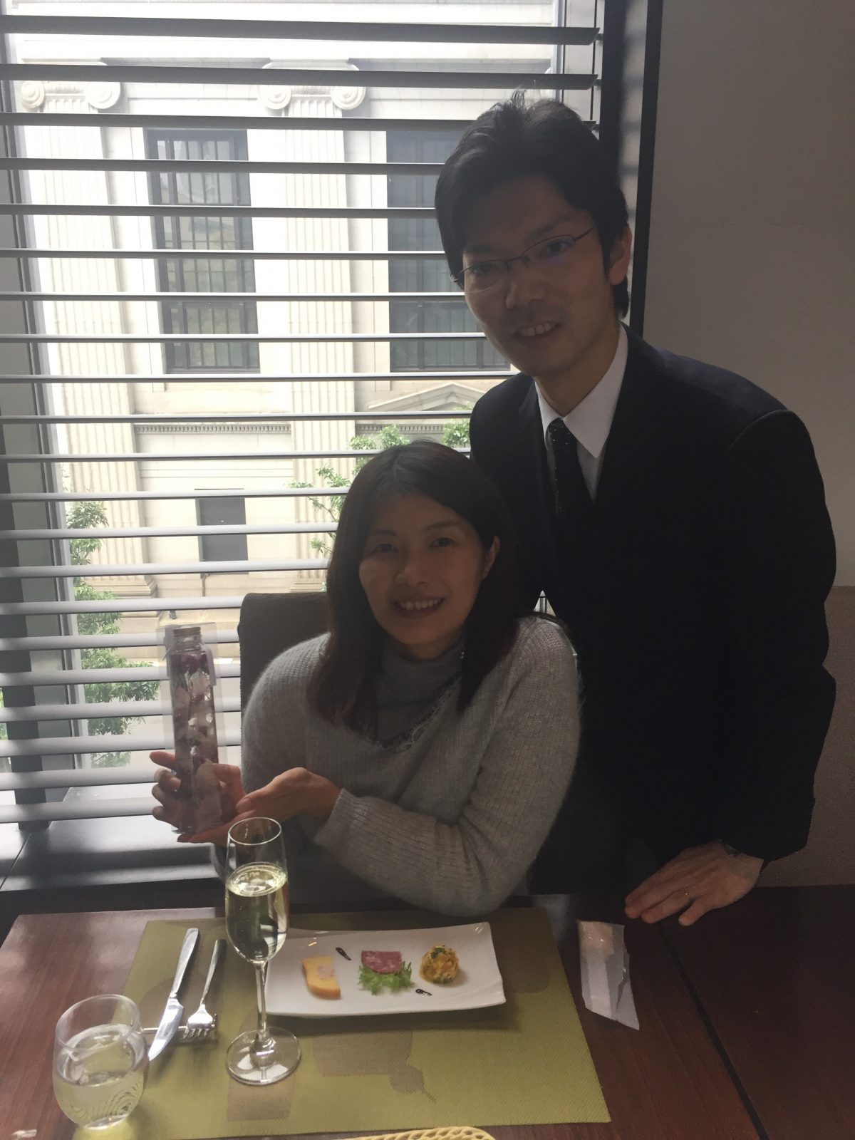 結婚記念日をお祝いしました。