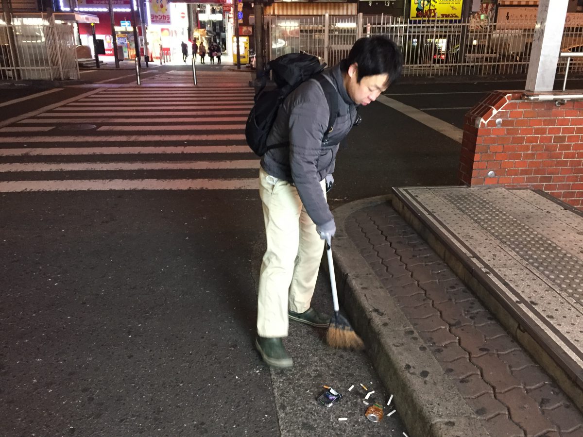 【１５５回】大阪梅田　東通り商店街の清掃ボランティア活動報告
