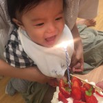 子どもが１歳になりました*\(^o^)/*