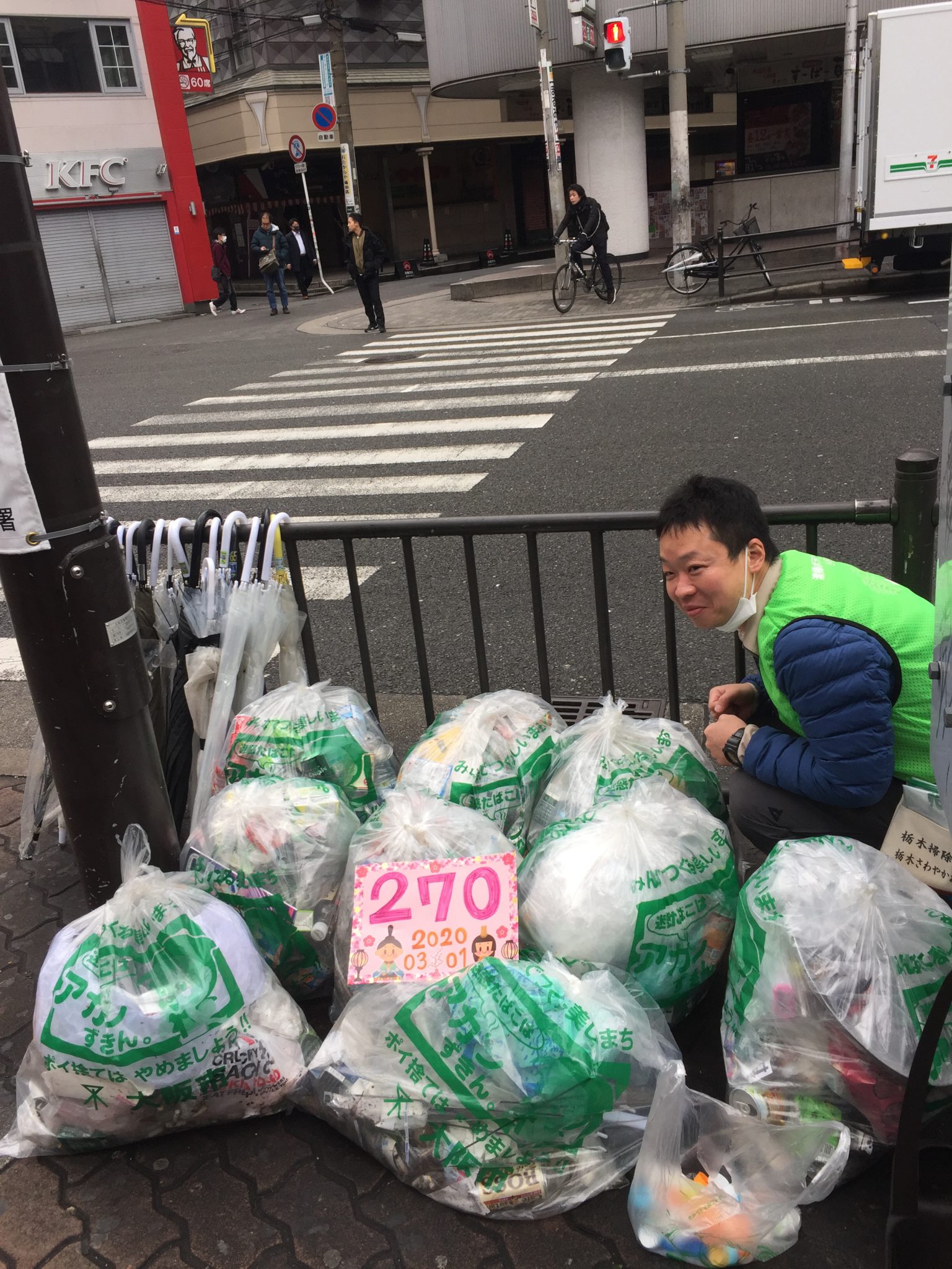 第270回　早朝掃除ボランティアに参加しました！＠大阪梅田　東通り商店街