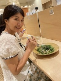妻と阪急百貨店の「やまねや生パスタ研究所」でランチして来ました